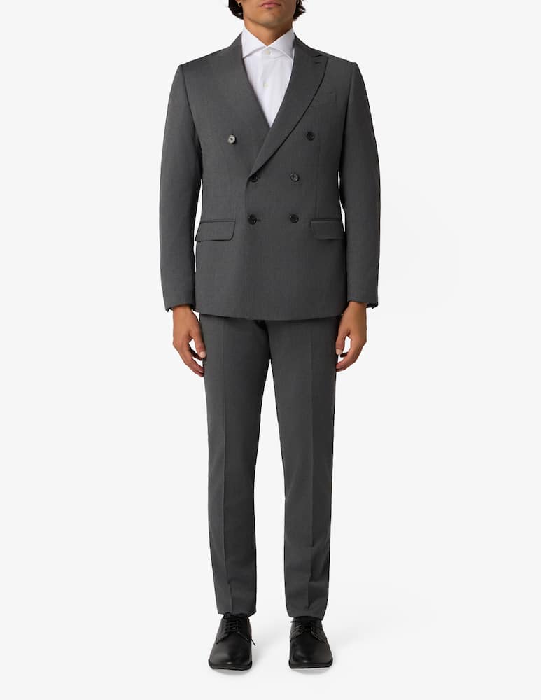 rinascente Sartoria Italiana Double-breasted wool twill suit Drop 7