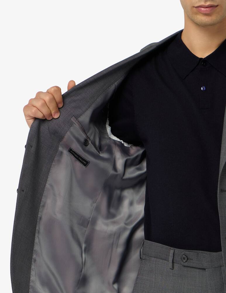 rinascente Sartoria Italiana Single-breasted wool fil-à-fil suit Drop 6