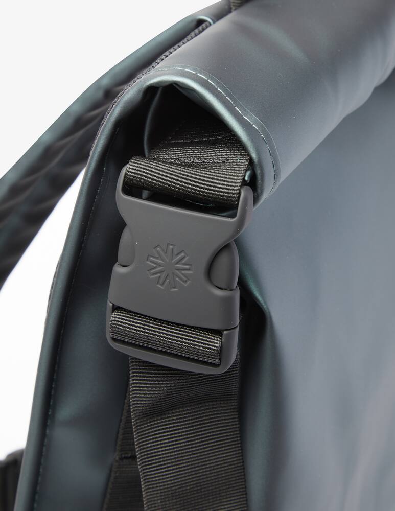 rinascente Rains Buckle Rolltop Rucksack Travel Backpack - Green