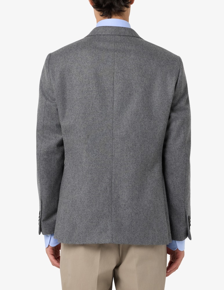 Sartoria Italiana Single-breasted light wool flannel jacket Drop 6 Mix & Match - picture 3 Sartoria Italiana Single-breasted light wool flannel jacket Drop 6 Mix & Match - picture 3