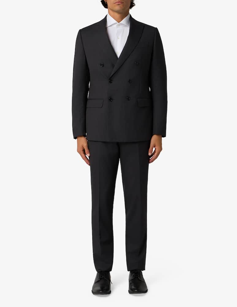 rinascente Sartoria Italiana Double-breasted wool pinstripe suit Drop 7