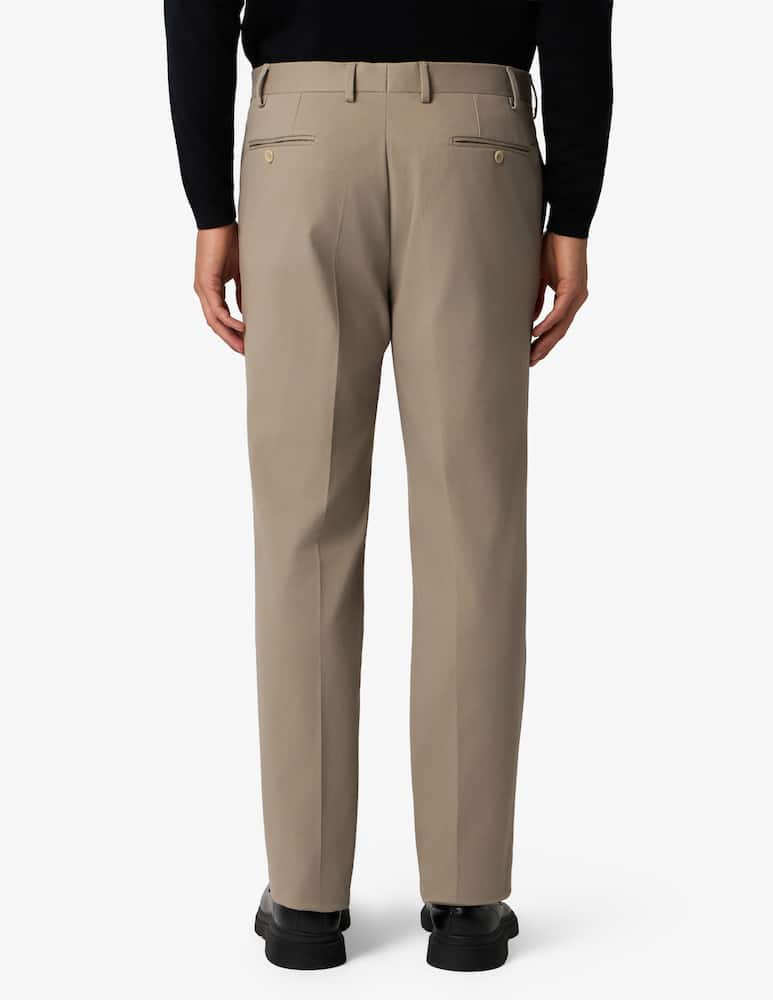 Sartoria Italiana Stretch cotton gabardine trousers with single pleat Drop 6 - picture 3 Sartoria Italiana Stretch cotton gabardine trousers with single pleat Drop 6 - picture 3