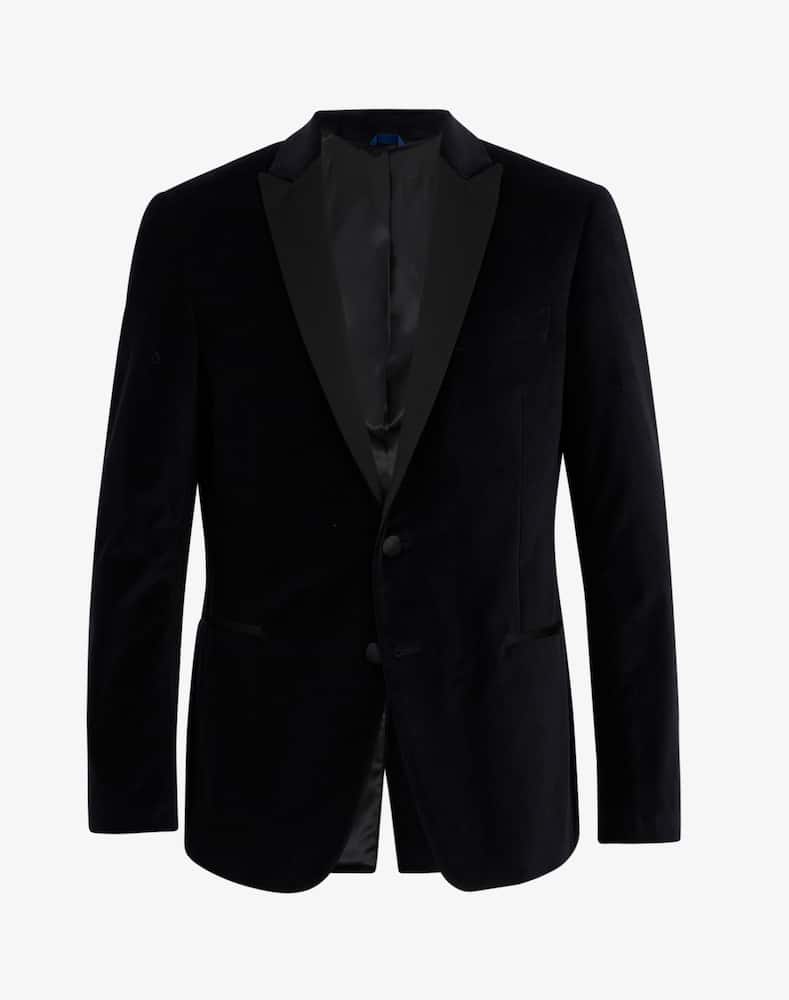 Sartoria Italiana Giacca smoking in velluto Drop 8 Mix & Match - immagine 1 Sartoria Italiana Giacca smoking in velluto Drop 8 Mix & Match - immagine 1