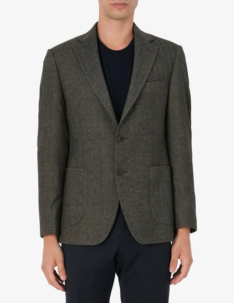 rinascente Sartoria Italiana Single-breasted wool herringbone jacket Drop 6