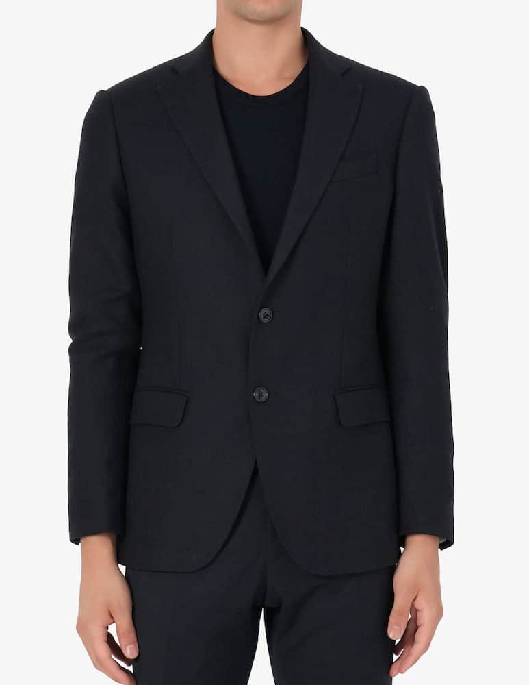 rinascente Sartoria Italiana Single-breasted wool structured fabric jacket Drop 7