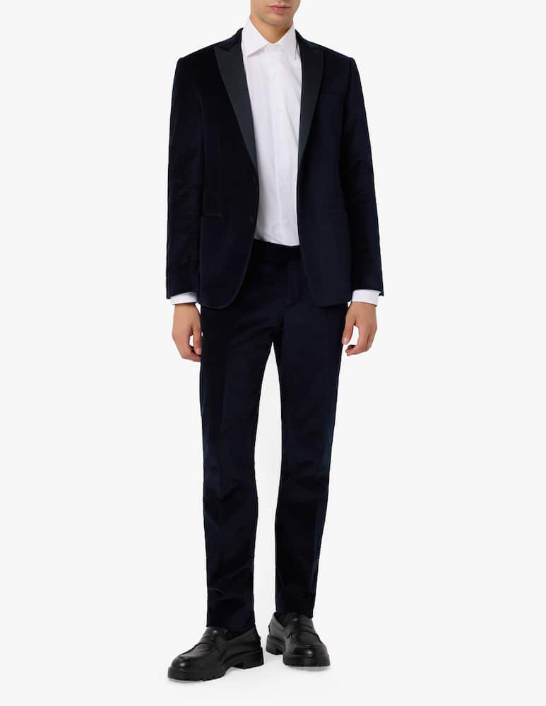 Sartoria Italiana Giacca smoking in velluto Drop 8 Mix & Match - immagine 2 Sartoria Italiana Giacca smoking in velluto Drop 8 Mix & Match - immagine 2