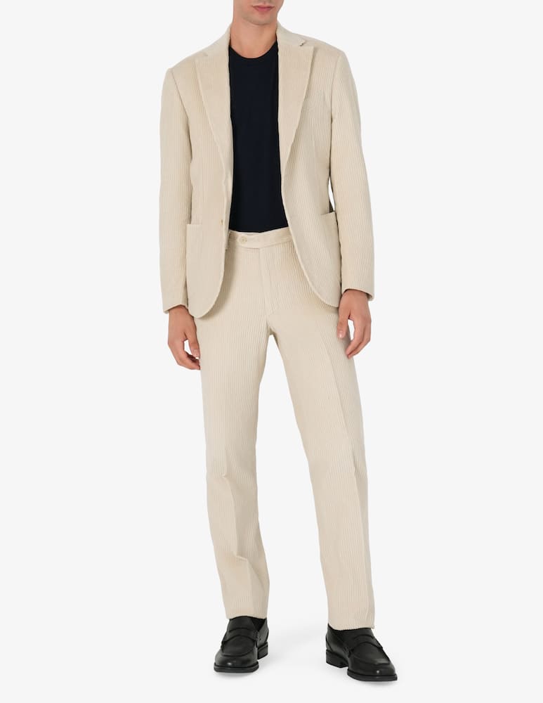 Sartoria Italiana Giacca monopetto in costa di velluto Drop 7 Mix & Match - immagine 2 Sartoria Italiana Giacca monopetto in costa di velluto Drop 7 Mix & Match - immagine 2