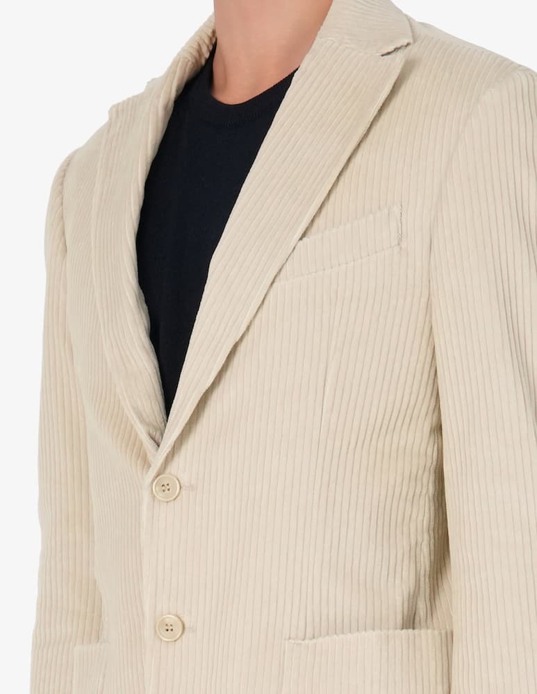 Sartoria Italiana Giacca monopetto in costa di velluto Drop 7 Mix & Match - immagine 4 Sartoria Italiana Giacca monopetto in costa di velluto Drop 7 Mix & Match - immagine 4
