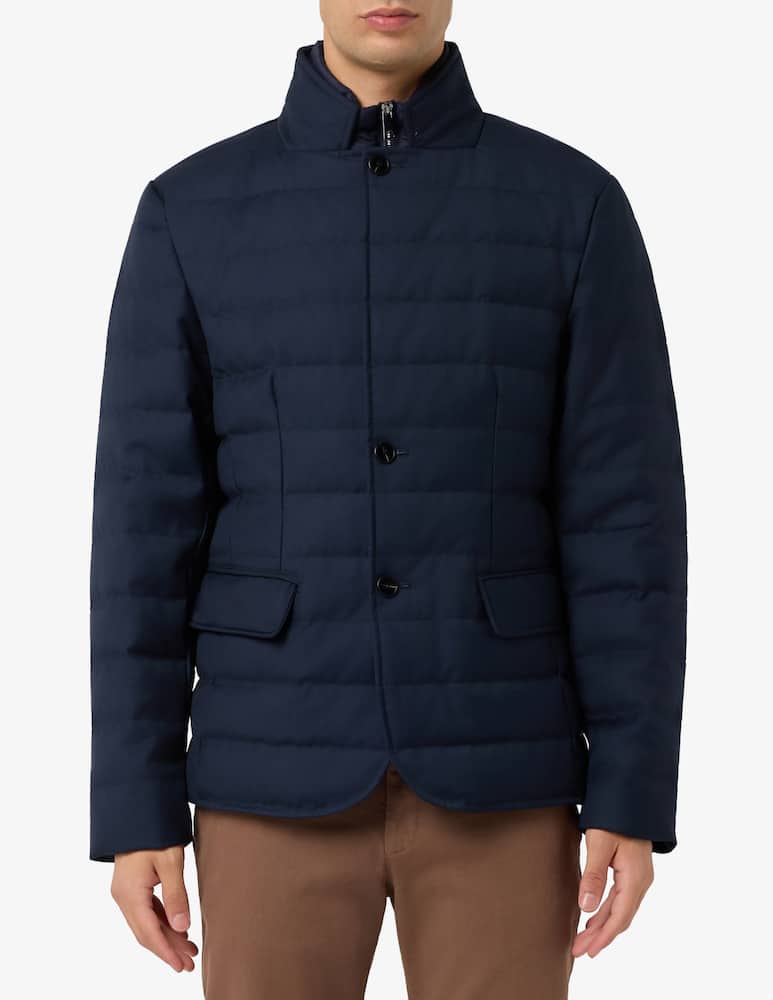rinascente Sartoria Italiana Padded jacket with removable bib in genuine down