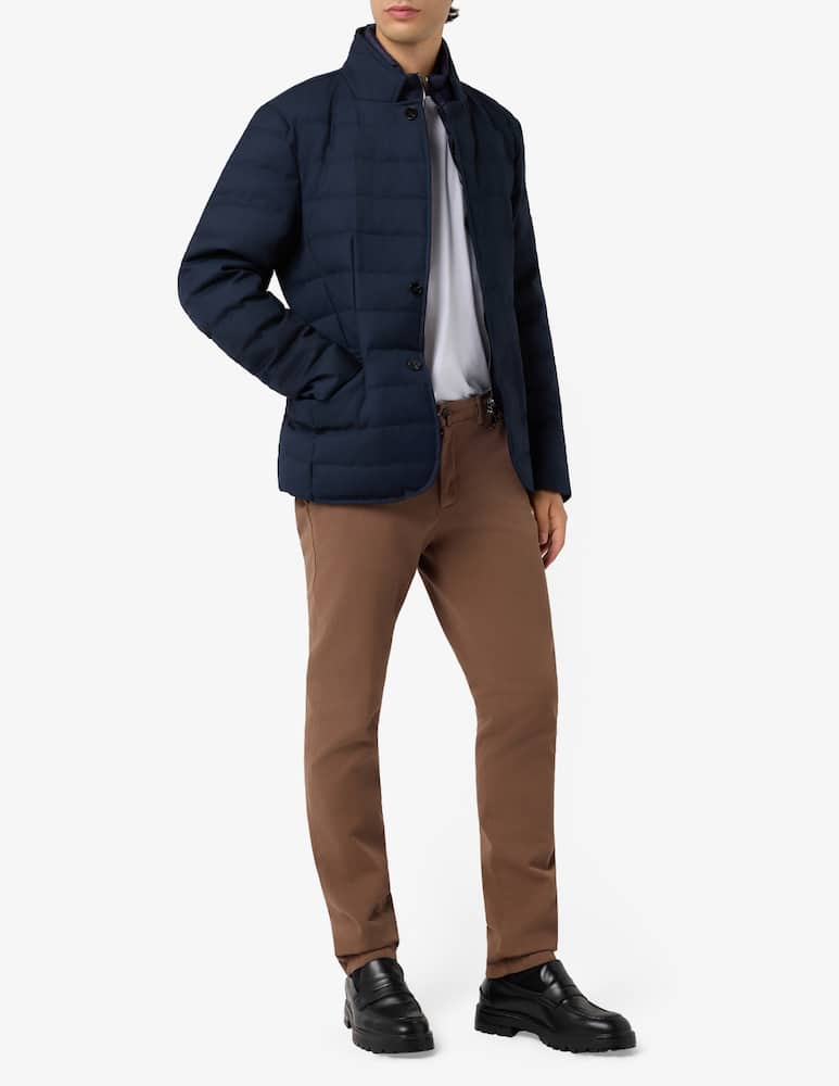 rinascente Sartoria Italiana Padded jacket with removable bib in genuine down