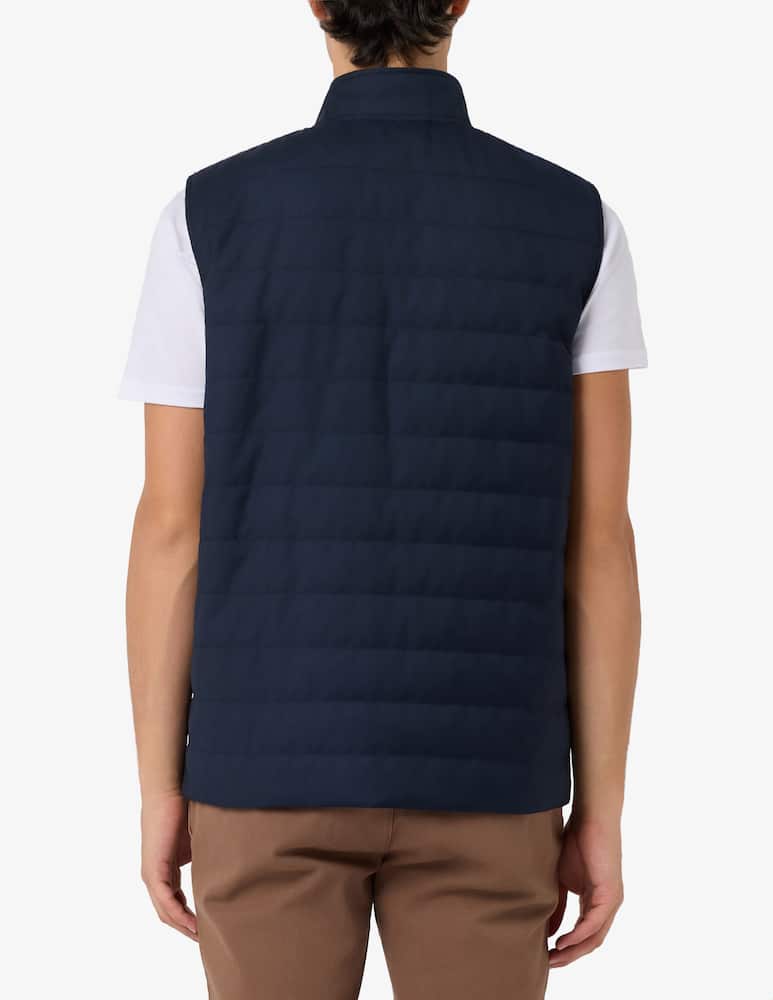 Sartoria Italiana Padded nylon gilet in genuine down - picture 3 Sartoria Italiana Padded nylon gilet in genuine down - picture 3