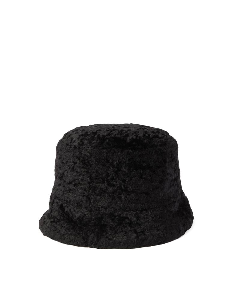 rinascente Ruslan Baginskiy Faux fur bucket hat - Black