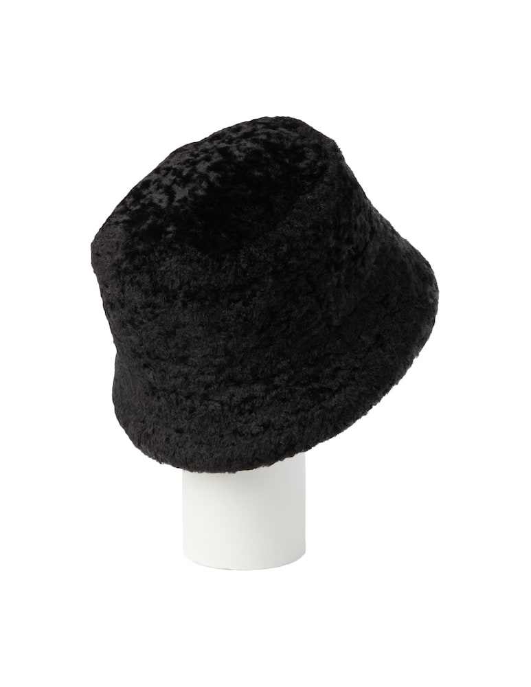 rinascente Ruslan Baginskiy Faux fur bucket hat - Black