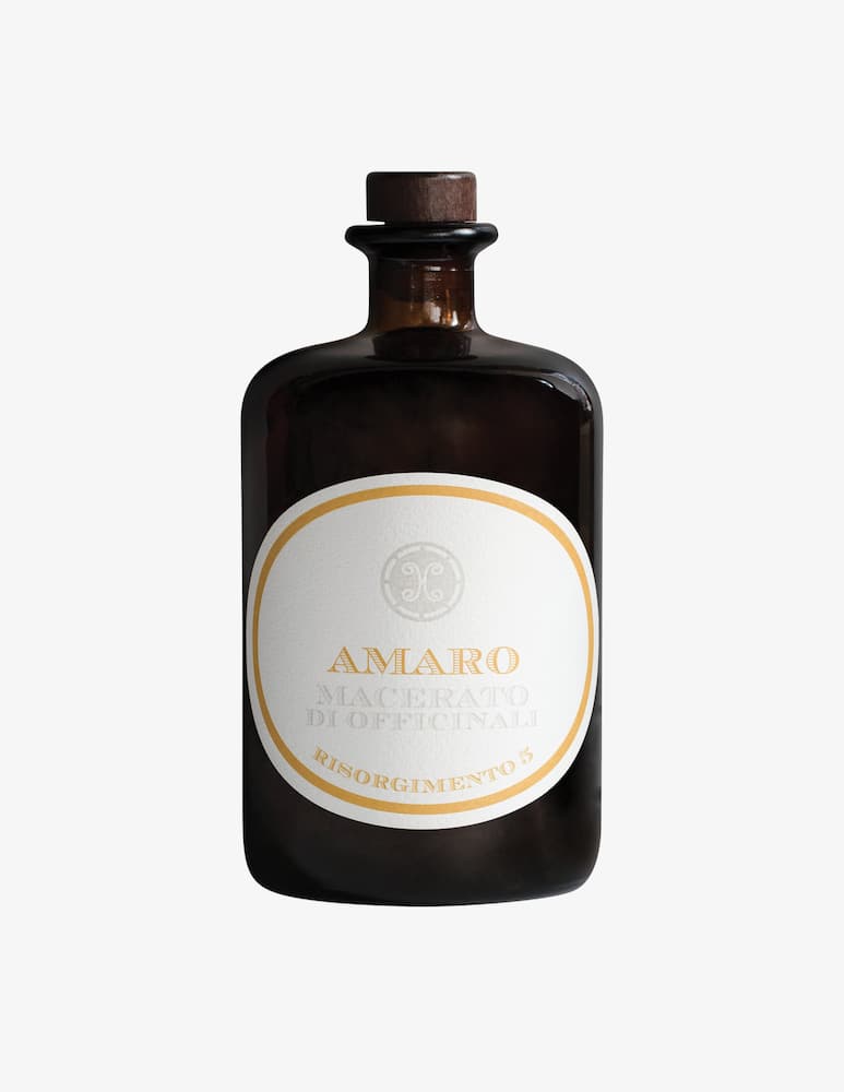 Risorgimento 5 Amaro Macerato Di Officinali 700ml - immagine 1 Risorgimento 5 Amaro Macerato Di Officinali 700ml - immagine 1