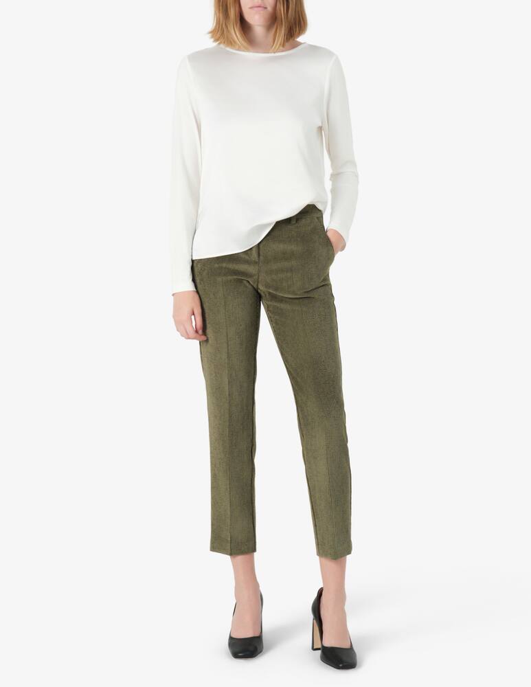 rinascente Elizabeth Ascot Corduroy cropped trousers