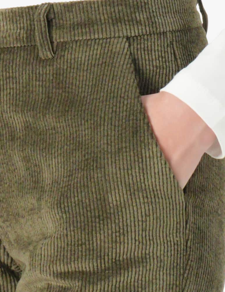 rinascente Elizabeth Ascot Corduroy cropped trousers