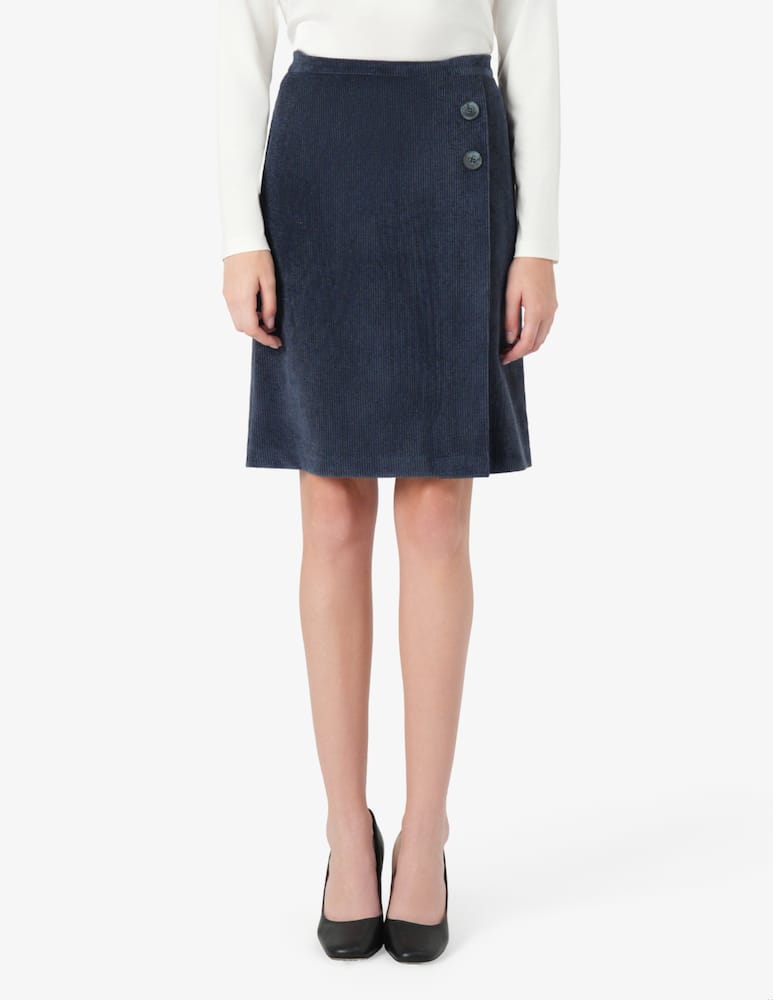 rinascente Elizabeth Ascot A-line button skirt
