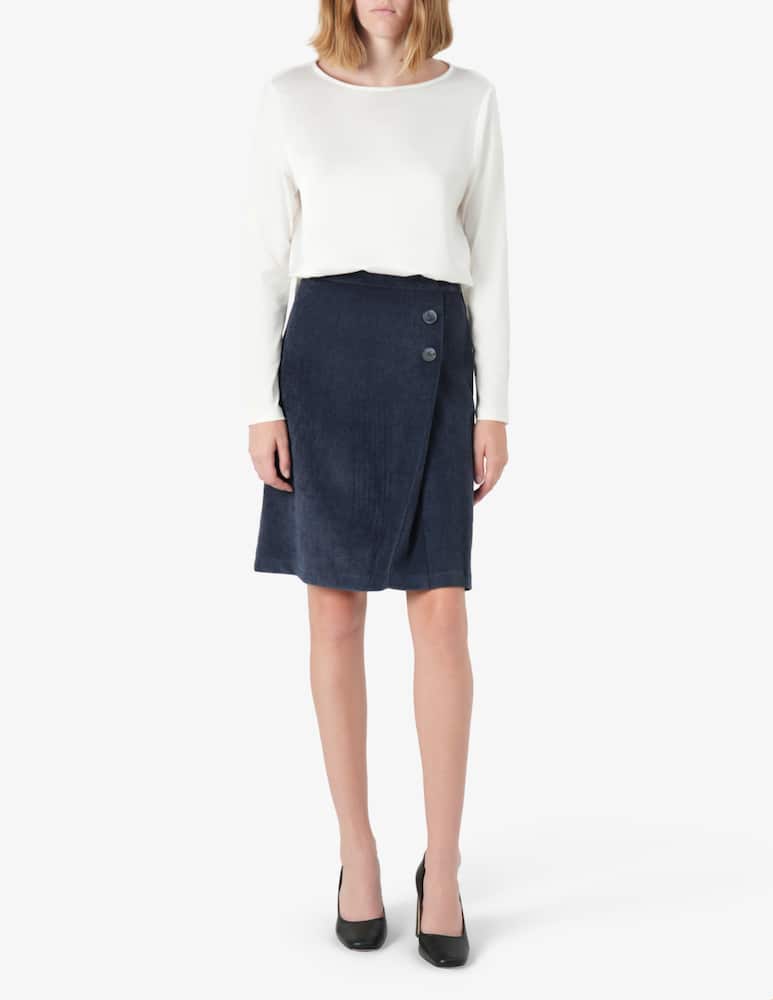 rinascente Elizabeth Ascot A-line button skirt