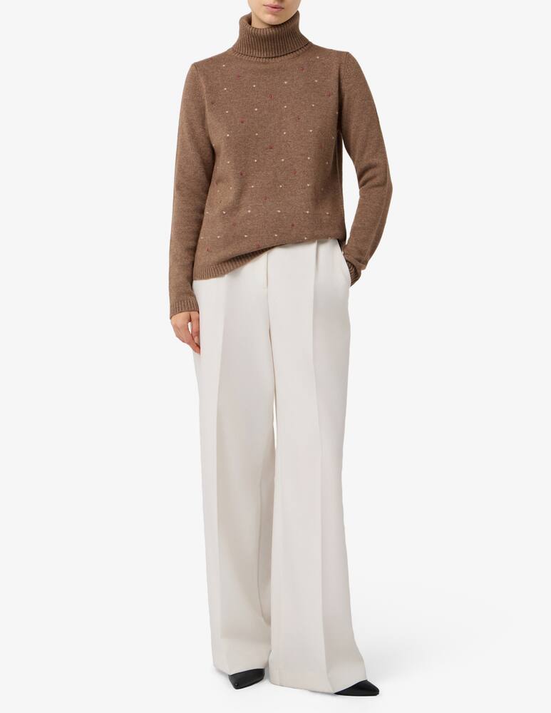 rinascente Elizabeth Ascot Turtleneck wool jumper