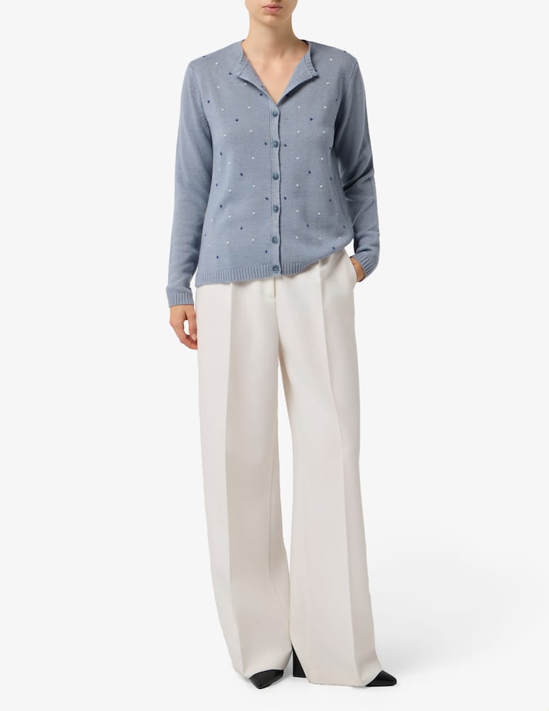 rinascente Elizabeth Ascot Polka dot cardigan