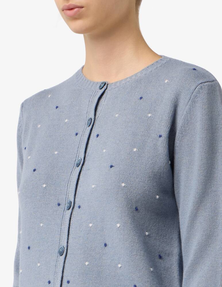 rinascente Elizabeth Ascot Polka dot cardigan