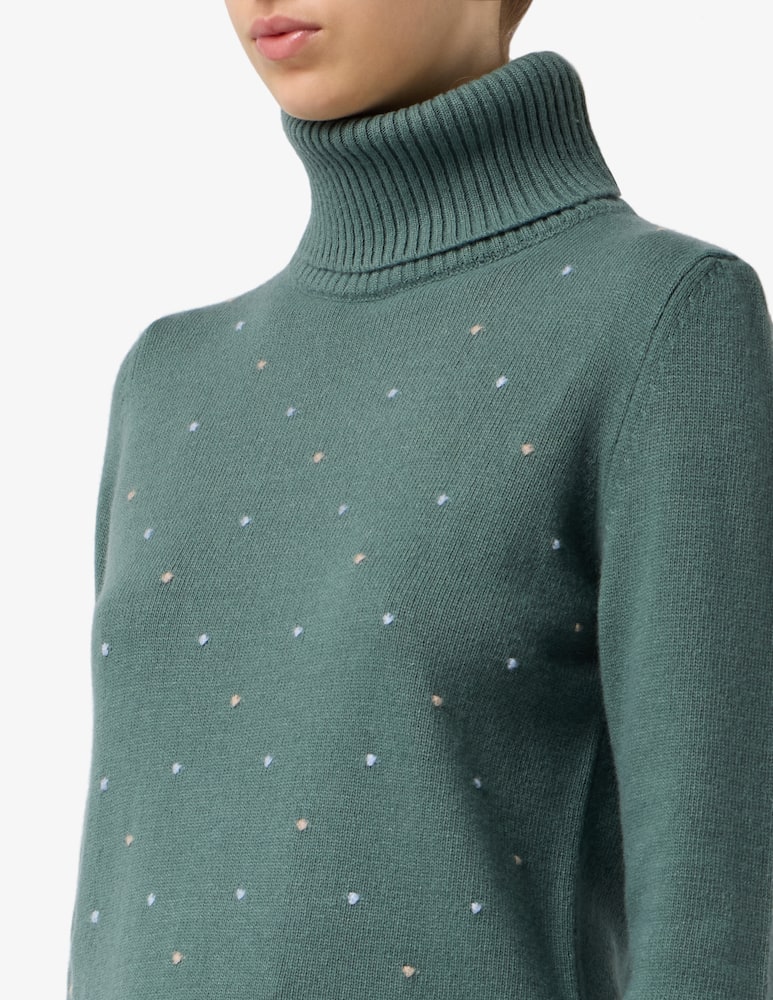 rinascente Elizabeth Ascot Turtleneck wool jumper