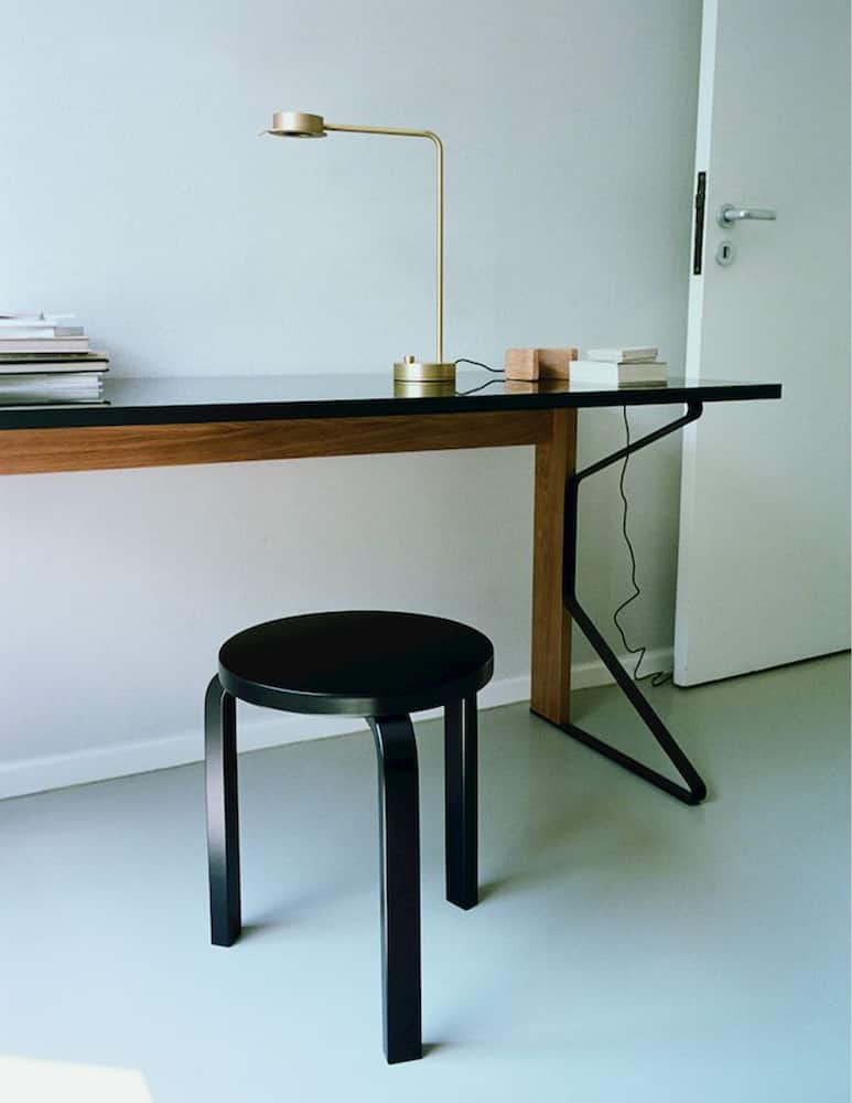 rinascente Artek Stool 60 unassembled seat - Black