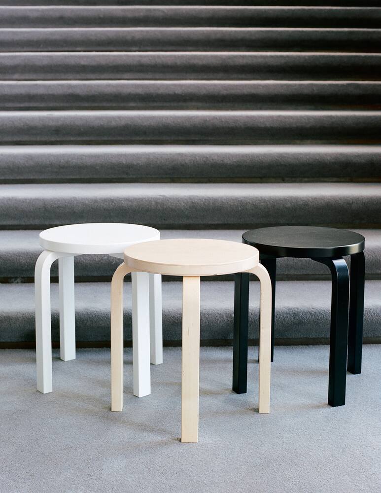 rinascente Artek Stool 60 unassembled seat - Black