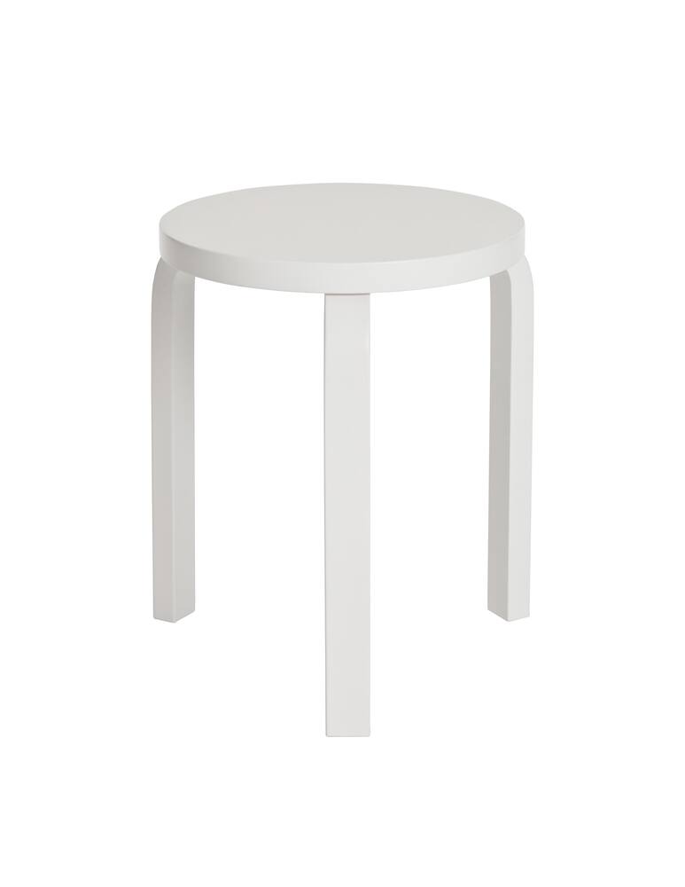 rinascente Artek Stool 60 sedile laccato non assemblato - Bianco