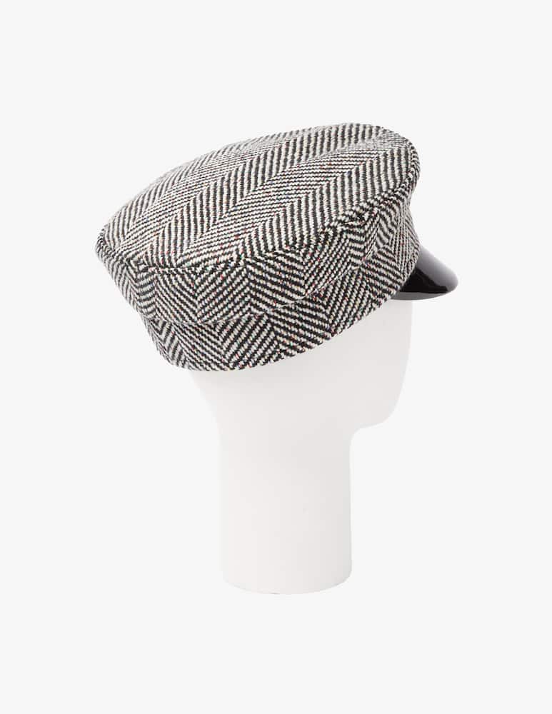 rinascente Ruslan Baginskiy Cappello bboy in lana a spina di pesce - Bianco