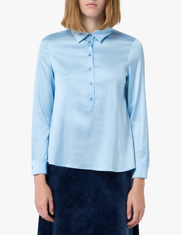 rinascente Elizabeth Ascot Polo satin shirt