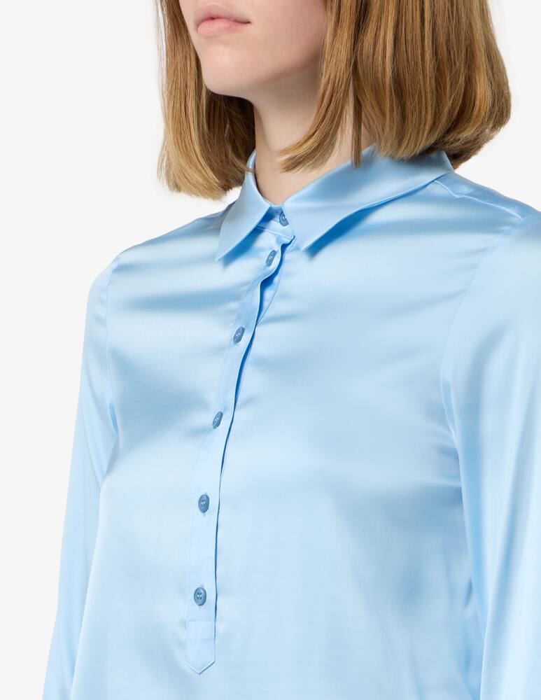 rinascente Elizabeth Ascot Polo satin shirt
