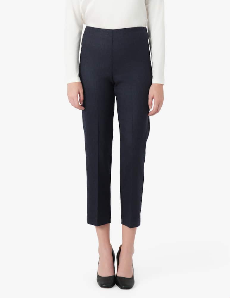rinascente Elizabeth Ascot Flannel cigarette trousers