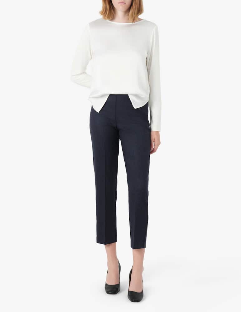 Elizabeth Ascot Flannel cigarette trousers - picture 2