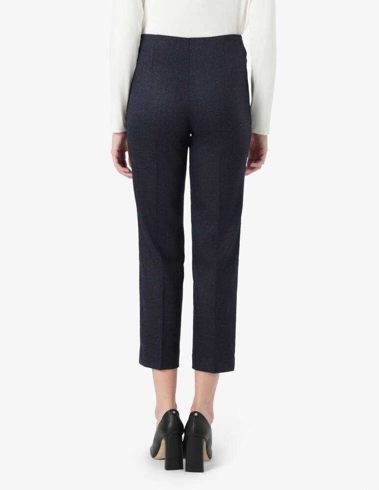 rinascente Elizabeth Ascot Flannel cigarette trousers