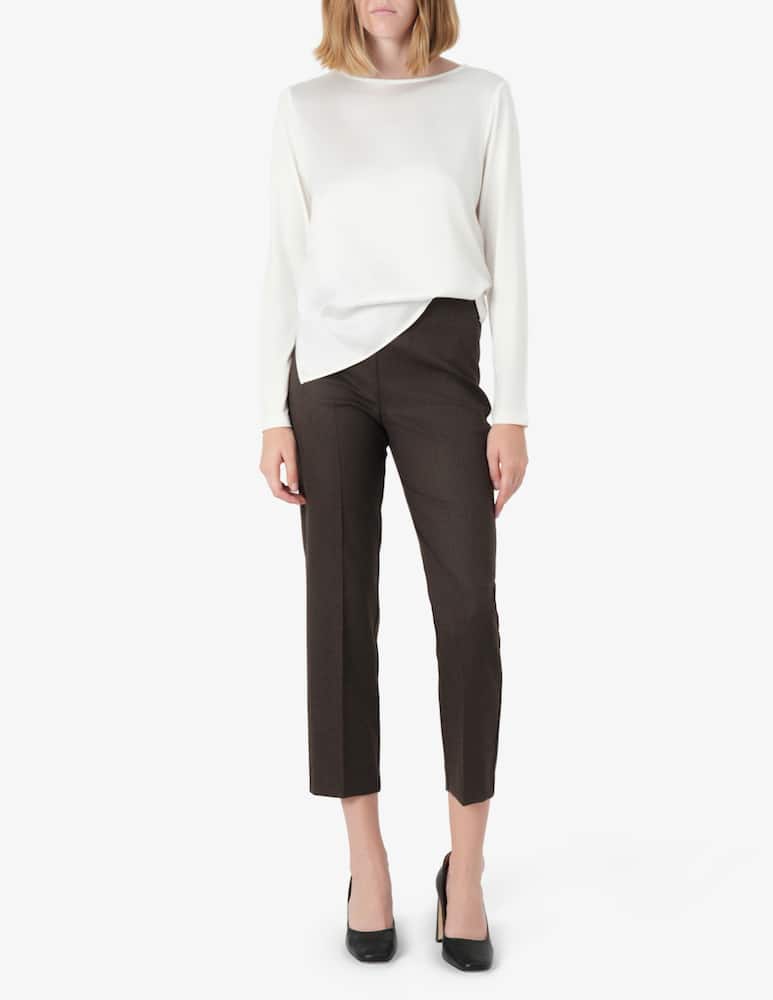 rinascente Elizabeth Ascot Wool slim-fit trousers