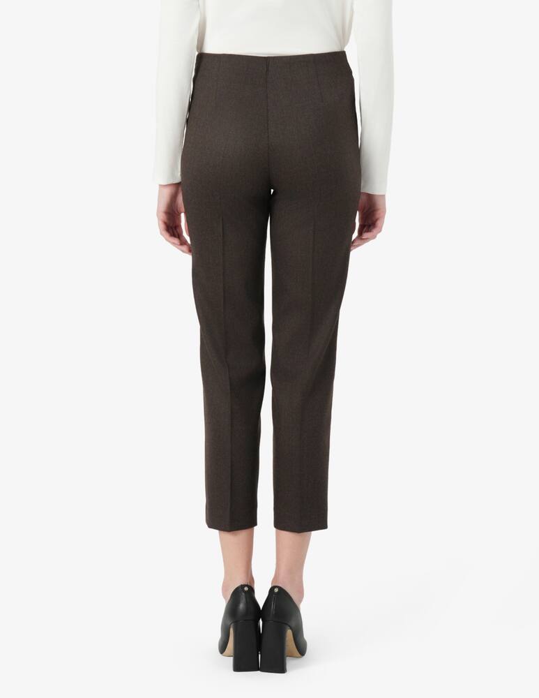rinascente Elizabeth Ascot Wool slim-fit trousers