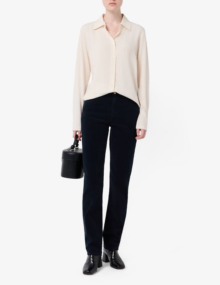 rinascente Elizabeth Ascot Five-pocket corduroy trousers