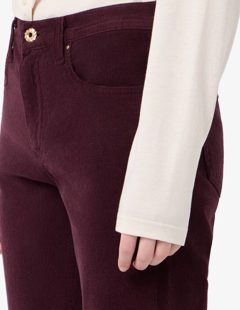 rinascente Elizabeth Ascot Corduroy five-pocket trousers