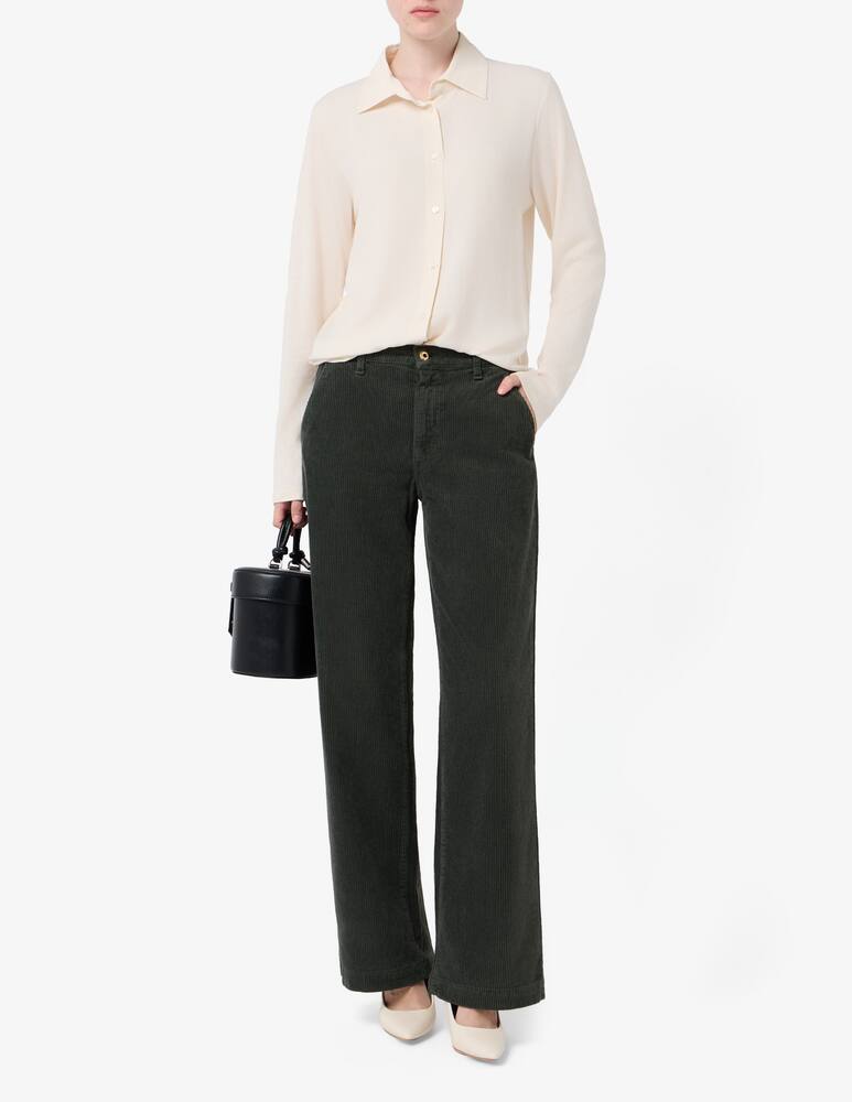 rinascente Elizabeth Ascot Wideleg corduroy trousers
