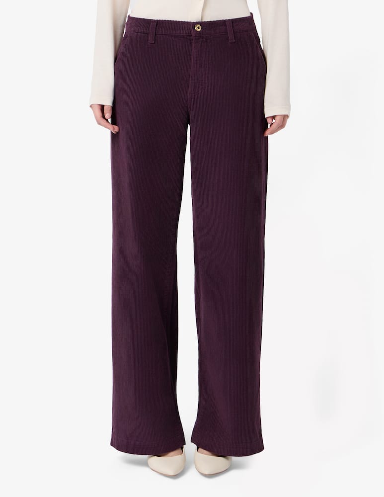 rinascente Elizabeth Ascot Wideleg corduroy trousers