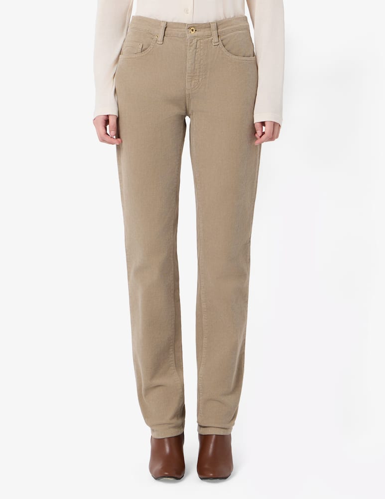 rinascente Elizabeth Ascot Corduroy five-pocket trousers
