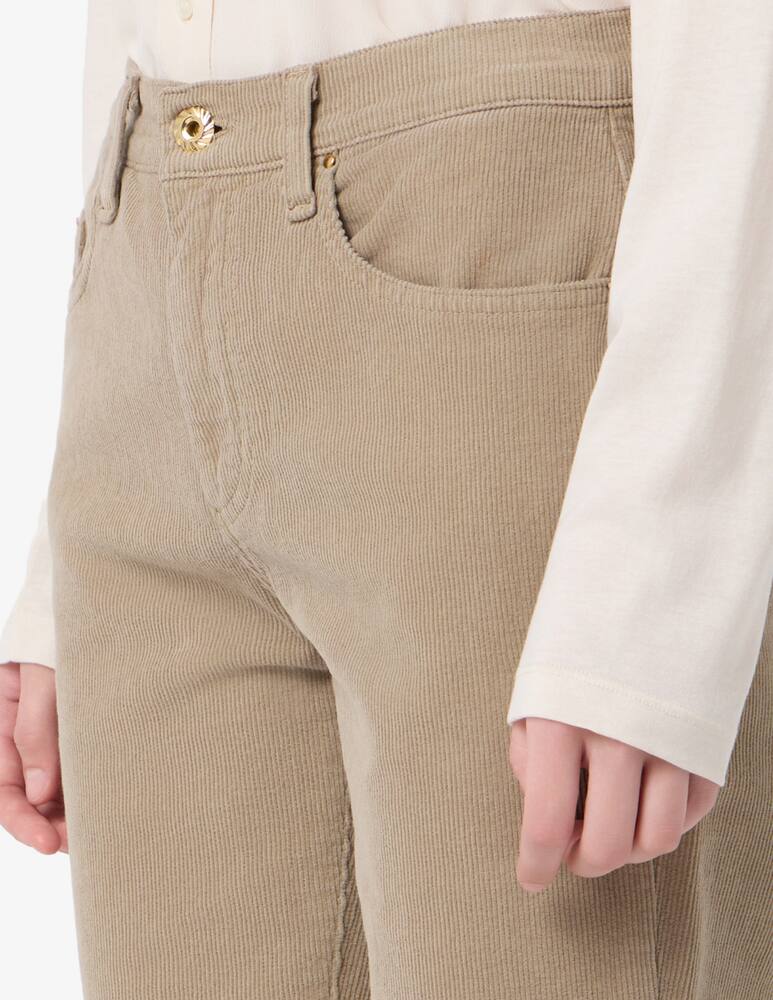 rinascente Elizabeth Ascot Corduroy five-pocket trousers