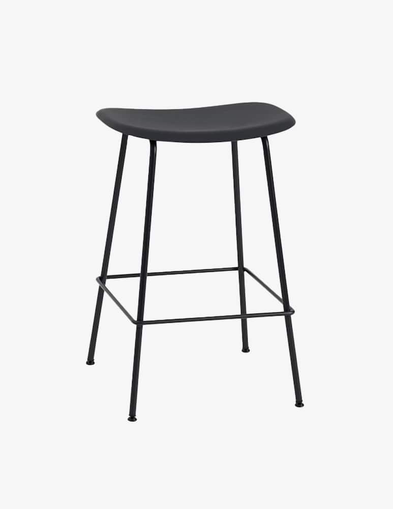 rinascente Muuto Fiber Sgabello Con Gambe In Metallo
