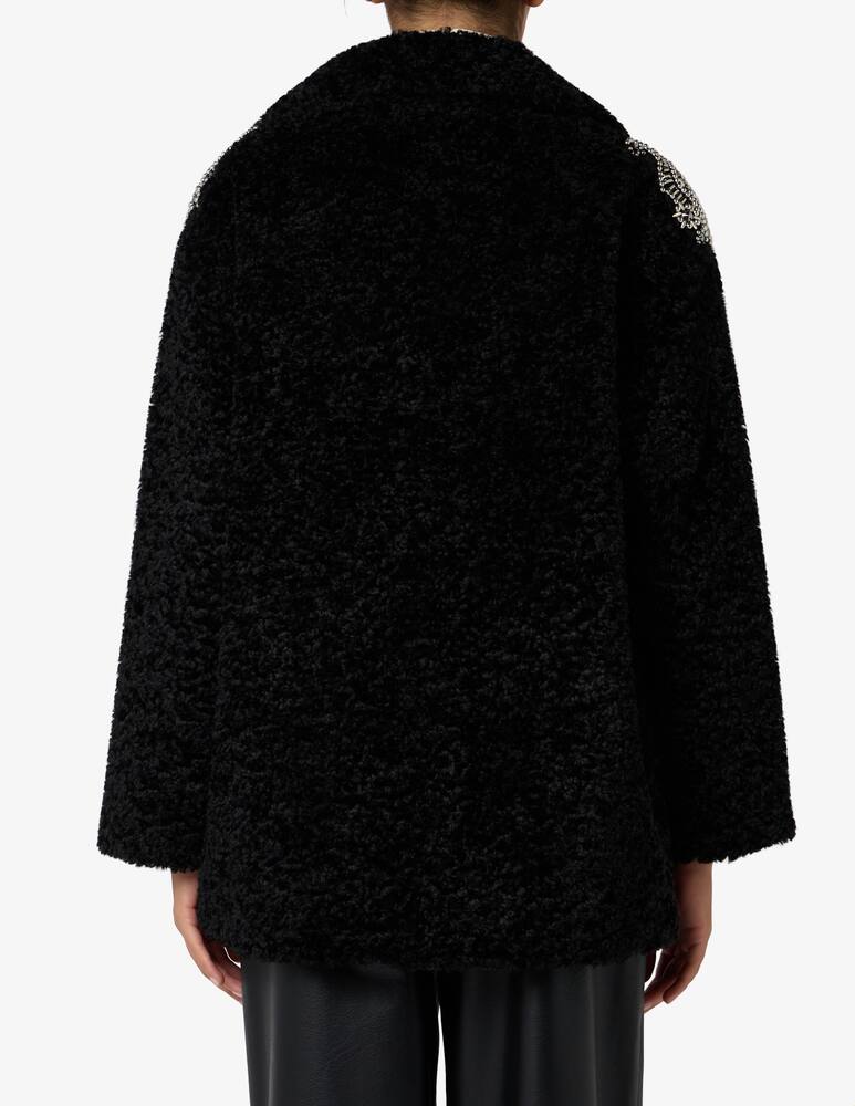 Le Volière Cappotto bouclé in finta pelliccia - immagine 3 Le Volière Cappotto bouclé in finta pelliccia - immagine 3