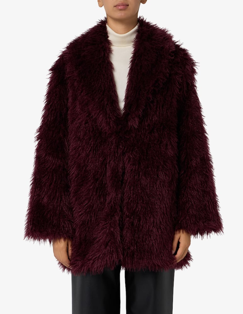 rinascente Le Volière Cappotto in finta pelliccia