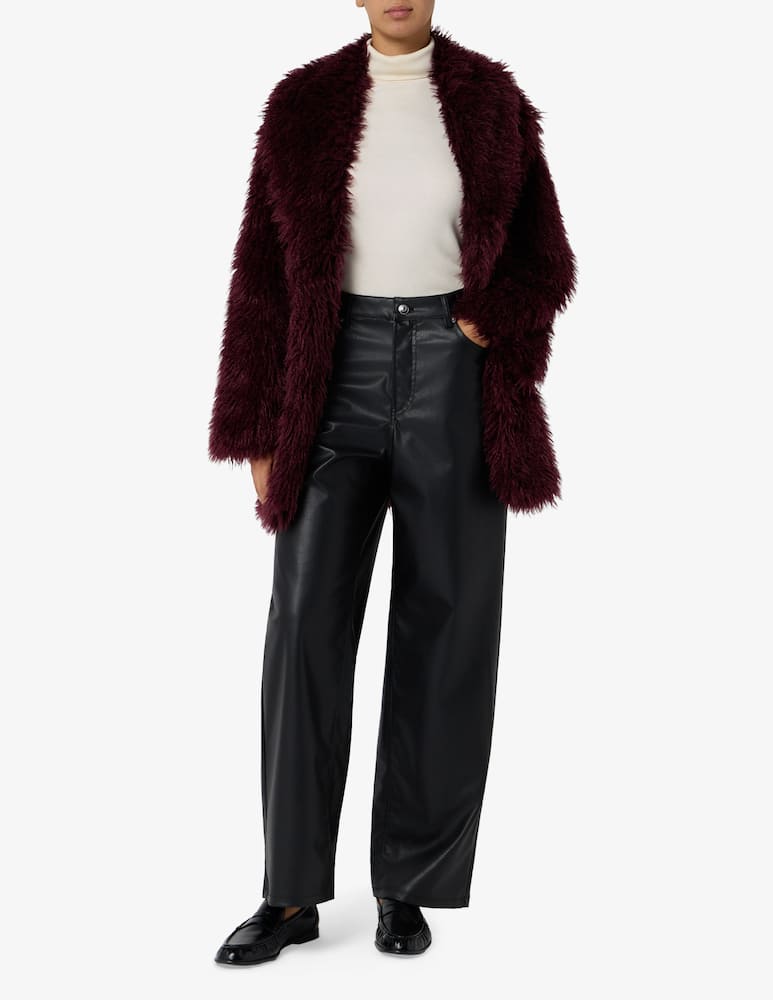 rinascente Le Volière Cappotto in finta pelliccia