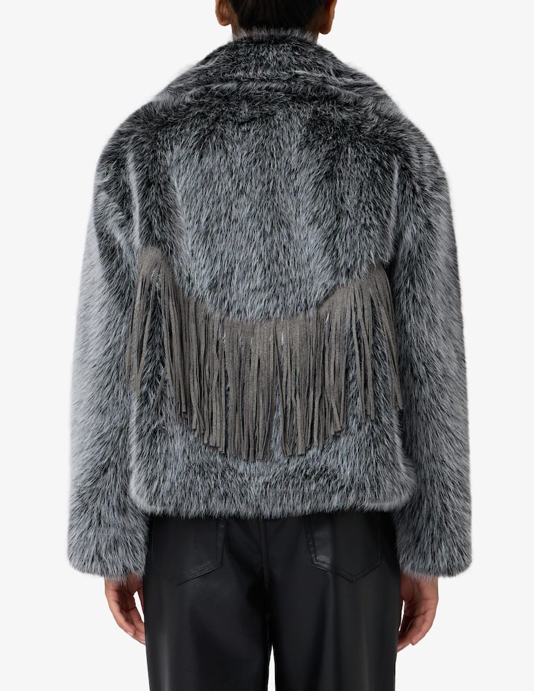 rinascente Le Volière Giacca in pelliccia sintetica Husky