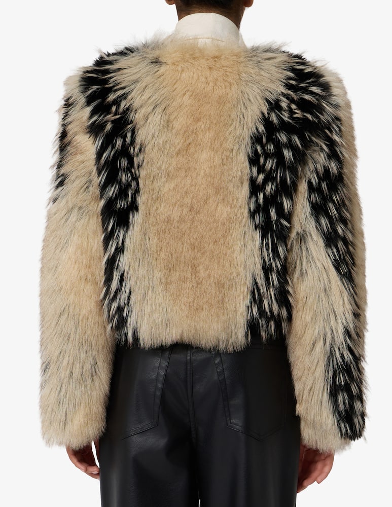 rinascente Le Volière Giacca corta in simil pelliccia