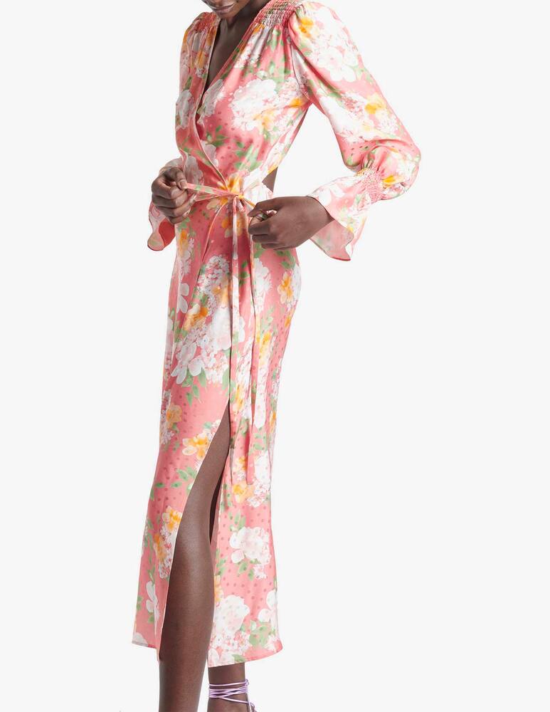 rinascente Art Dealer Vestito midi in seta Daphne - rosa